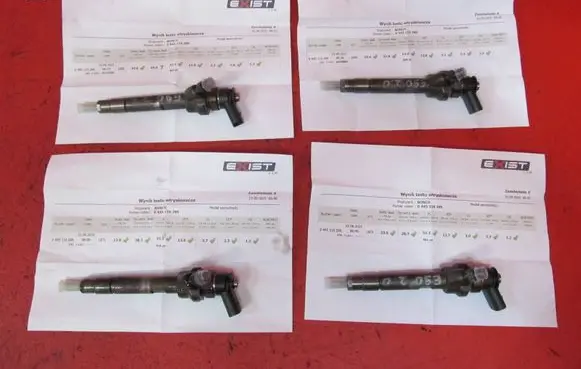 BMW 3 E90 E91 Fuel injectors set 0445110289 N47D20C
