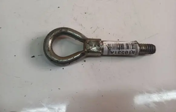 Towing hook eye