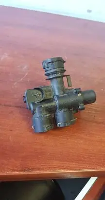 Coolant heater control valve