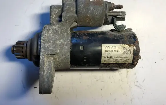 Volkswagen Caddy Starter motor 02Z911024H 13122011 0001153007