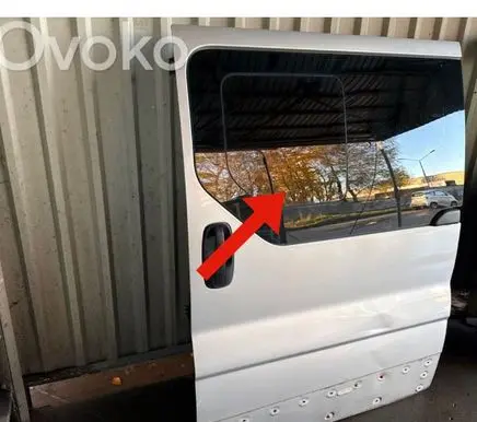 Opel Vivaro Sliding door window/glass 43R000470 AS2M41D0T497