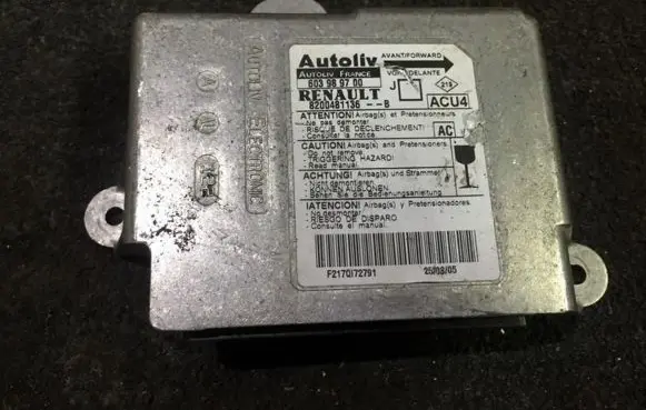 Renault Scenic II - Grand scenic II Airbag control unit/module 8200481136 603989700