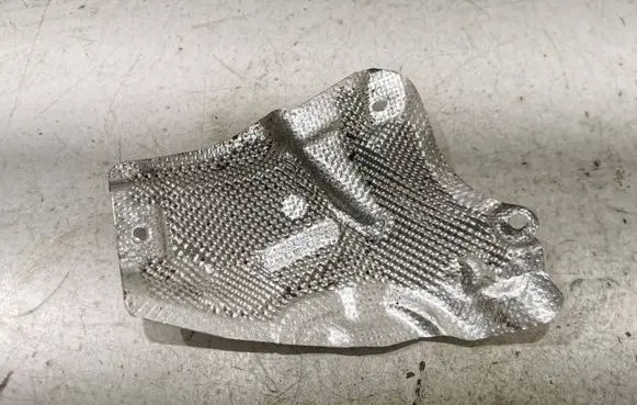 Heat shield in engine bay