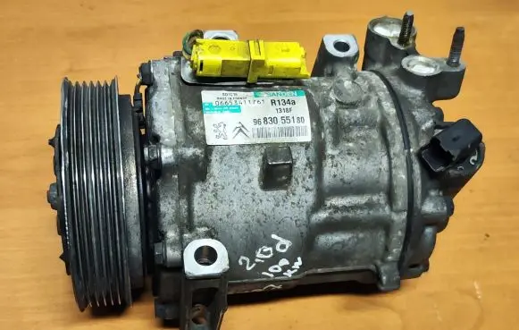 Peugeot 407 Air conditioning (A/C) compressor (pump) 9683055180 SD7C16 06653411761