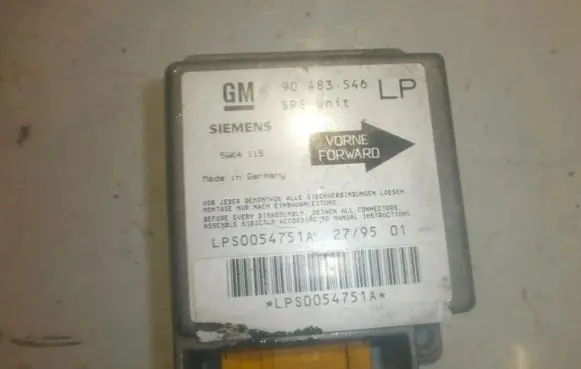 Opel Tigra A Airbag control unit/module 90483546LP