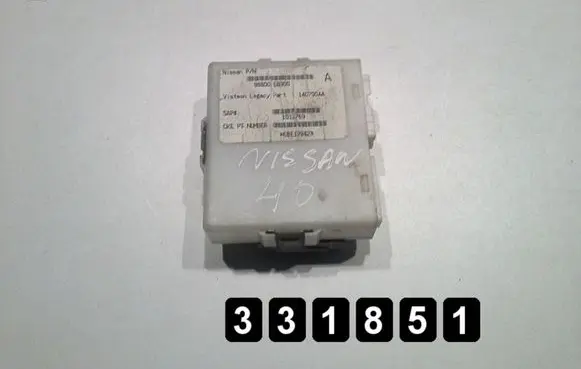 Nissan Pathfinder R51 Engine control unit/module 98800eb300