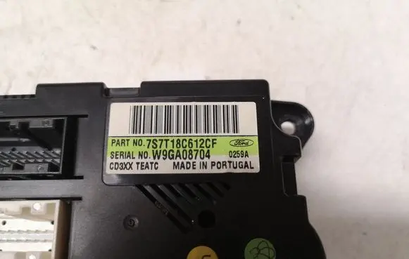 Ford Galaxy Climate control unit 7S7T18C612CF W9GA08704
