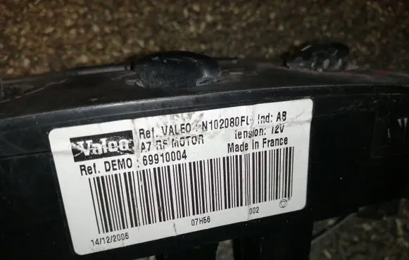 Peugeot 207 Climate control unit 69910004