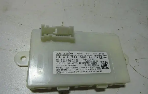 Mercedes-Benz S W222 Keyless (KESSY) go control unit/module A2229008103 2701A335033 A2229010902