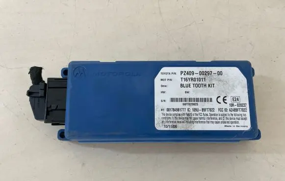 Toyota Avensis T250 Bluetooth control unit module PZ40900297 PZ4090029700 T16YR01011