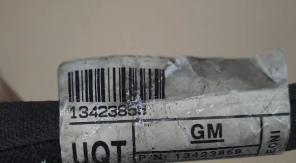 Opel Zafira C Negative earth cable (battery) 13423859