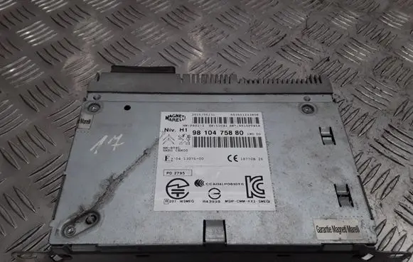 Citroen C4 Cactus GPS navigation control unit/module 9810475880 503551223808