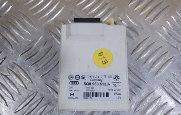 Volkswagen Golf VII Auxiliary heating control unit/module 5Q0963513A 9027446A 0949174
