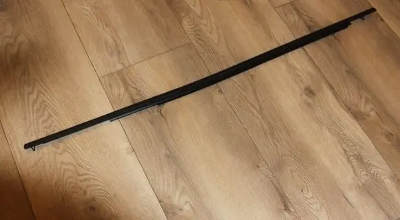 Rear door glass trim molding