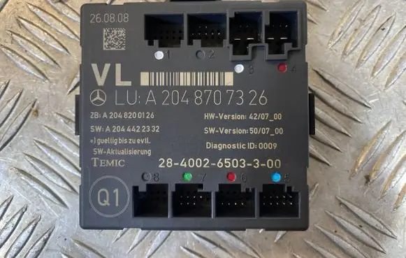 Mercedes-Benz C W204 Door control unit/module A2048200126 A2044422332 A2048707326