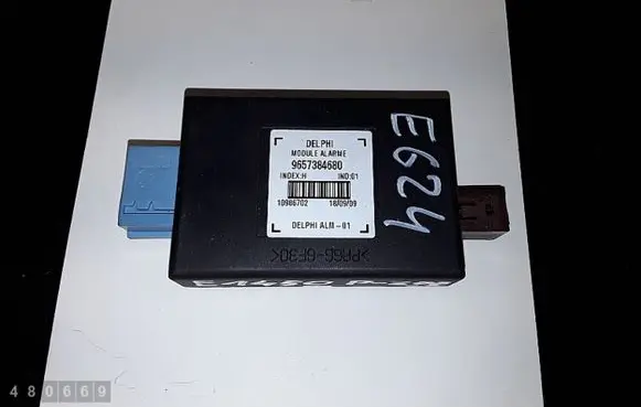 Peugeot 207 CC Alarm control unit/module 9657384680