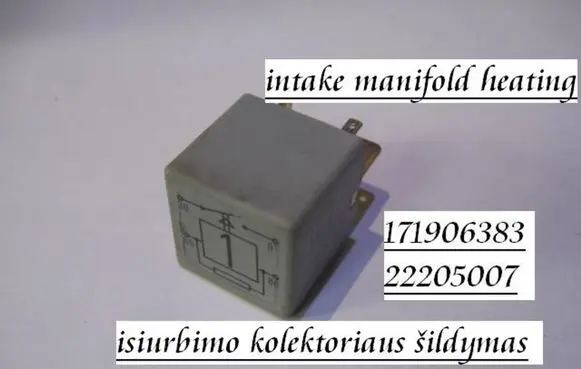 Volkswagen Jetta III Other relay 171906383 22205007