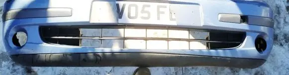Renault Laguna II Front bumper melynas