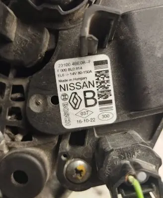 Renault Kadjar Generator/alternator 231004BE0B F000BL0814