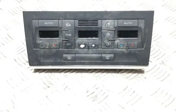 Audi A4 S4 B6 8E 8H Climate control unit 8E0820043BJ 0468591 8E0858063A