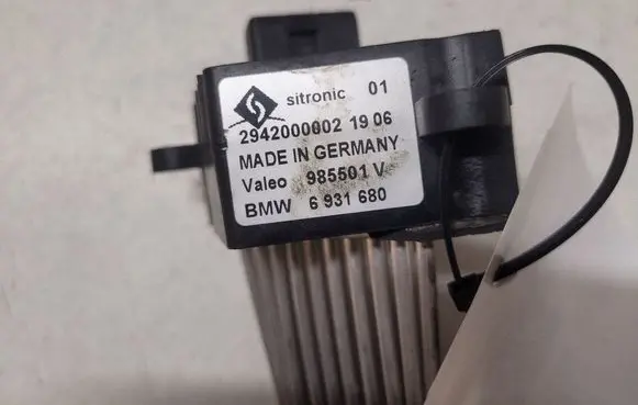 BMW X5 E53 Heater blower motor/fan resistor 29420000021906 985501V 6931680