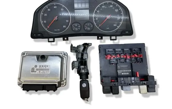 Volkswagen Golf Plus Engine ECU kit and lock set 036906032BA 1039S10866 0261201144