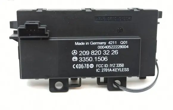 Mercedes-Benz CLK A209 C209 Keyless (KESSY) go control unit/module 2098203226 33501506
