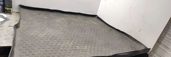 Volkswagen Golf VI Rubber trunk/boot mat liner 55135