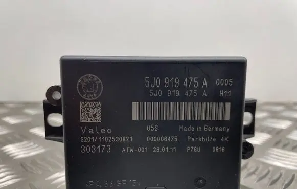 Skoda Superb B6 (3T) Parking PDC control unit/module 5J0919475A