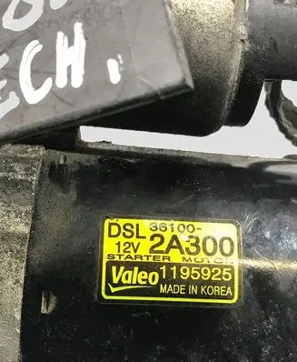 Hyundai i20 (PB PBT) Starter motor 361002A300 1195925