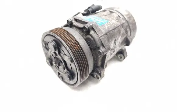 Volkswagen Sharan Air conditioning (A/C) compressor (pump) YM2H19D629BB 7M3820803A