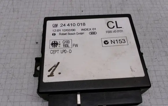 Opel Zafira A Comfort/convenience module 24410018 24410018CL F005V00131