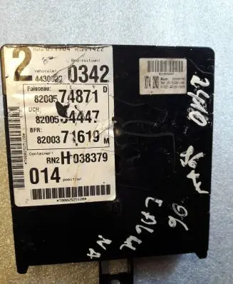 Renault Laguna II Immobilizer control unit/module 8200574871 8200534447 8200371619