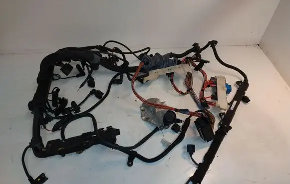 BMW 5 E60 E61 Engine installation wiring loom 755021015 1251780172601
