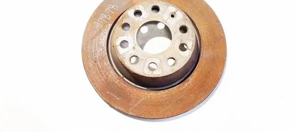 Volkswagen PASSAT B6 Rear brake disc neventiliuojamas