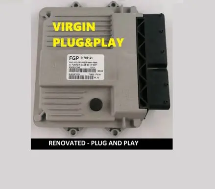 Fiat Punto (199) Engine control unit/module ECU 51786121 7160017000 6C693JCBG