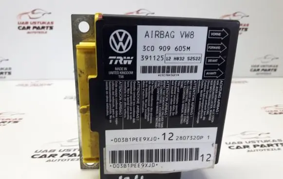 Volkswagen PASSAT B6 Airbag control unit/module 3C0909605M