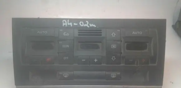 Audi A4 S4 B6 8E 8H Climate control unit 8E0820043 8E0858063A