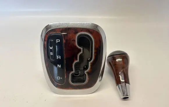 Mercedes-Benz CL C215 Gear lever shifter trim leather/knob A2152600196 A2202670210