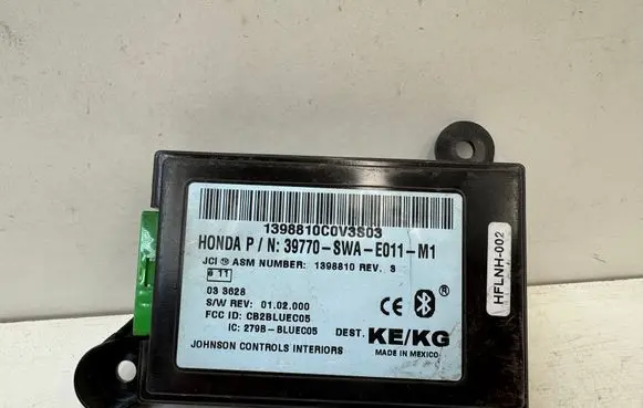 Honda CR-V Bluetooth control unit module 39770SWAE011M1