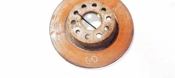 Volkswagen PASSAT B6 Rear brake disc neventiliuojamas