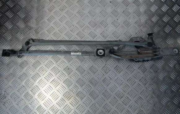 Front wiper linkage and motor