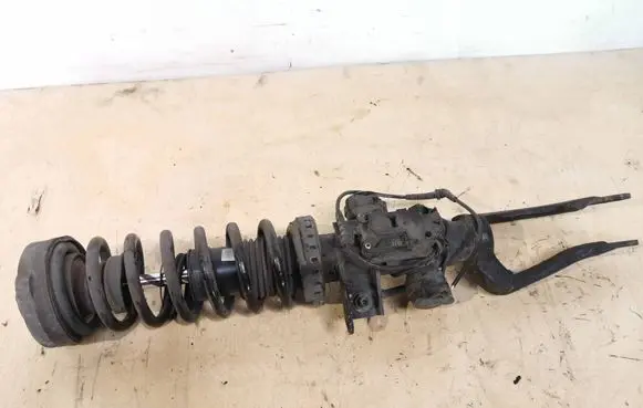 Front shock absorber with coil spring