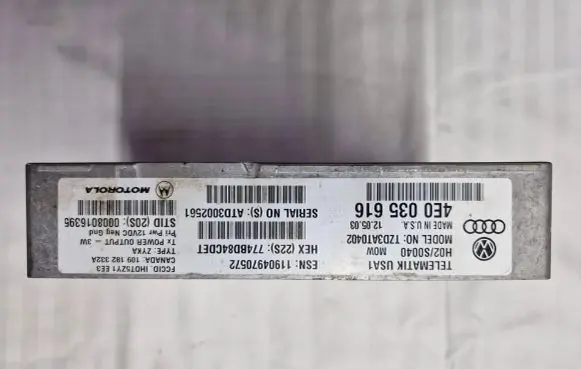 Audi A8 S8 D3 4E Phone control unit/module 4E0035616 11904970572 774BD84CDET