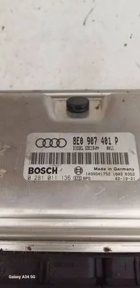 Audi A6 S6 C5 4B Engine control unit/module 8E0907401P 1039S01752 0281011136