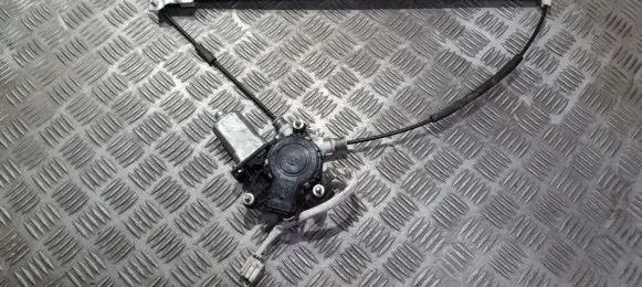 Sliding door window regulator with motor