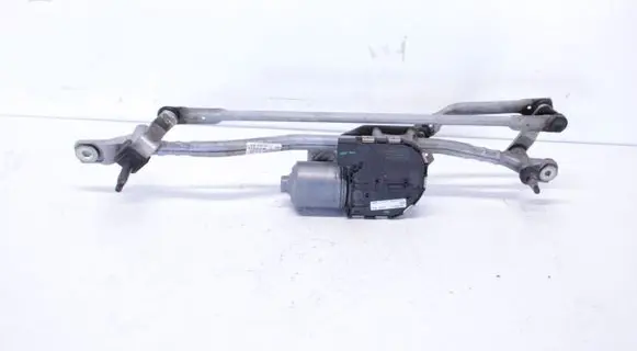 Front wiper linkage and motor