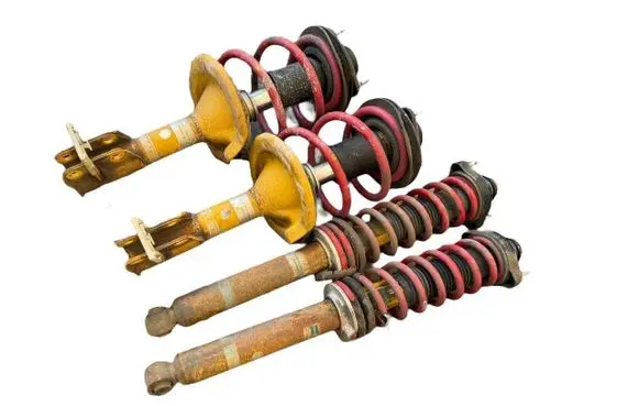 Mitsubishi Lancer Evolution X Set of springs and shock absorbers (Front and rear) 4162a099 f4be5c885t3 4060a179