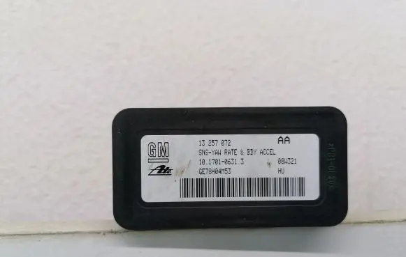 Opel Astra H ESP acceleration yaw rate sensor 13257072 170106313