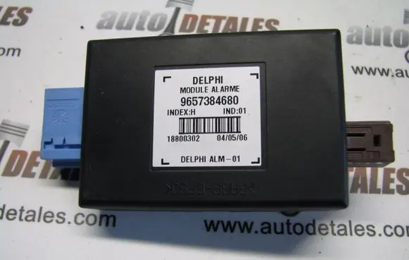 Peugeot 407 Alarm control unit/module 9657384680
